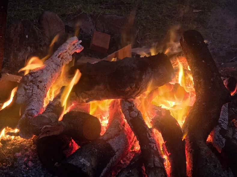 Campfire at Broadwater Bush Camp